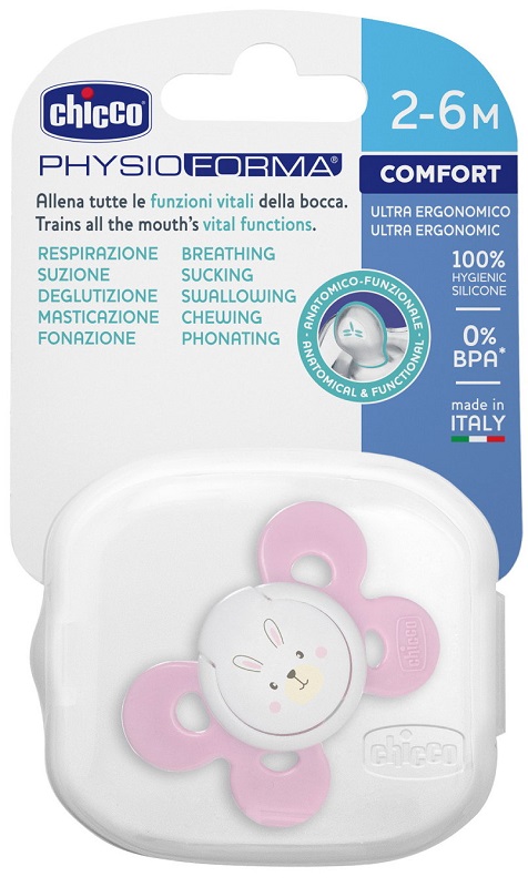 CHICCO SUCCHIETTO COMFORT GIRL IN SILICONE 0-6 MESI 1 PEZZO - Speedyfarma.it