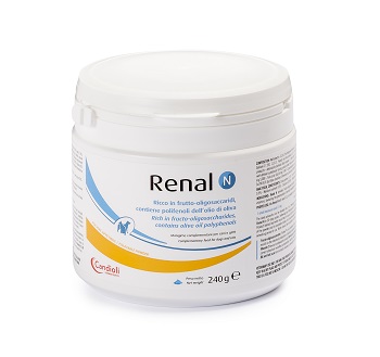 RENAL N MANGIME COMPLEMENTARE PER CANI E GATTI BARATTOLO 240 G - Speedyfarma.it