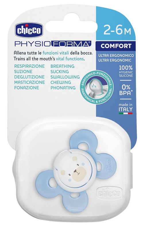 CHICCO SUCCHIETTO COMFORT BOY IN SILICONE 0-6 MESI 1 PEZZO - Speedyfarma.it