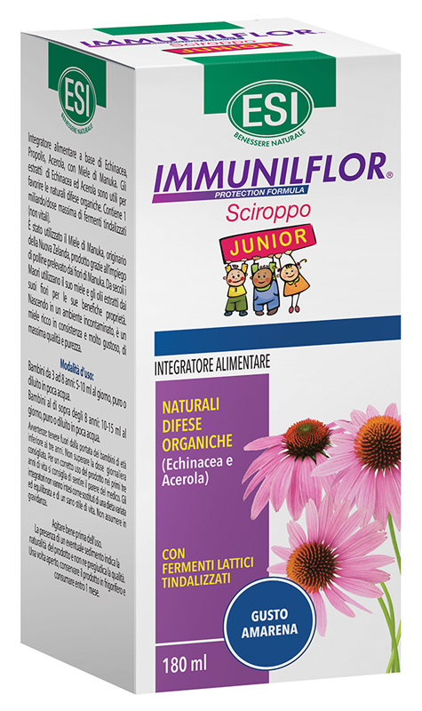 ESI IMMUNILFLOR SCIROPPO JUNIOR 180 ML - Speedyfarma.it