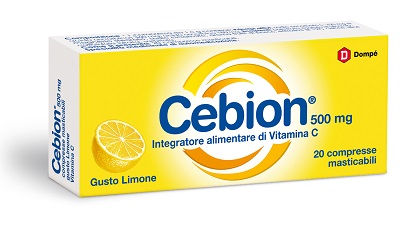 CEBION MASTICABILE LIMONE VITAMINA C 500 MG 20 COMPRESSE - Speedyfarma.it