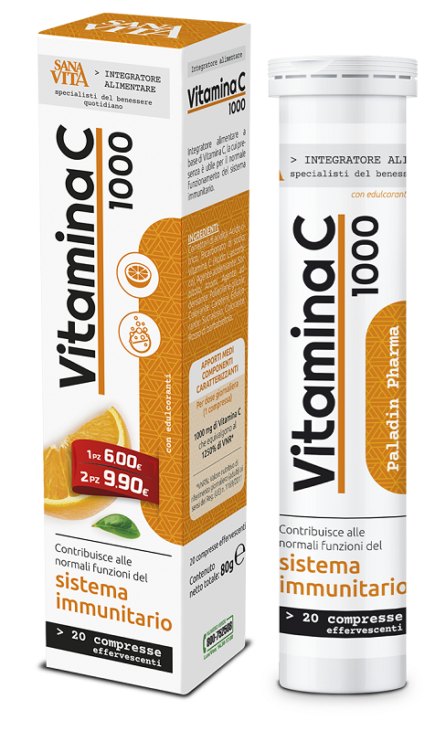 SANAVITA VITAMINA C 20 COMPRESSE EFFERVESCENTI - Speedyfarma.it