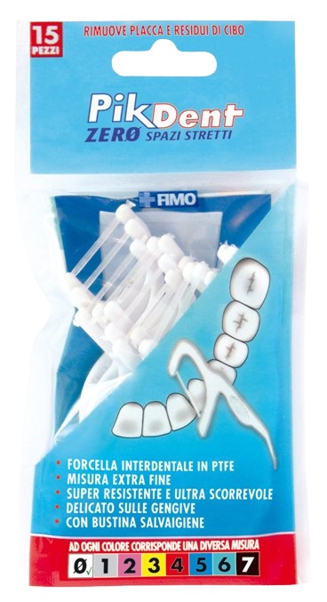 PIKDENT ZERO SPAZI STRETTI 15 FORCELLE INTERDENTALI - Speedyfarma.it