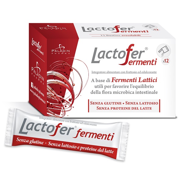 LACTOFER FERMENTI 12 BUSTINE OROSOLUBILI - Speedyfarma.it
