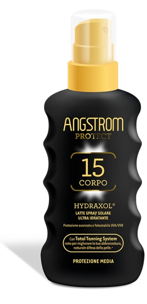 ANGSTROM PROTECT HYDRAXOL LATTE SPRAY SOLARE PROTEZIONE 15 175 ML - Speedyfarma.it