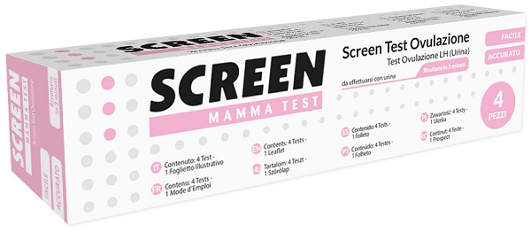 SCREEN TEST RAPIDO OVULAZIONE SCREEN 4 PEZZI - Speedyfarma.it