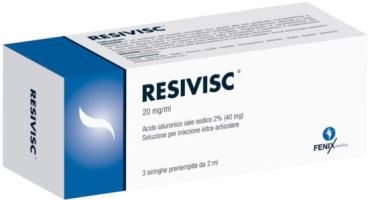 SIRINGA INTRA-ARTICOLARE RESIVISC ACIDO IALURONICO 40 MG 2 ML 3 PEZZI - Speedyfarma.it