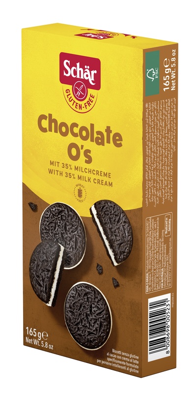 SCHAR CHOCOLATE O'S BISCOTTI 165 G - Speedyfarma.it