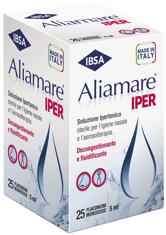ALIAMARE IPER 25 FLACONCINI IPERTONICI DA 5 ML - Speedyfarma.it