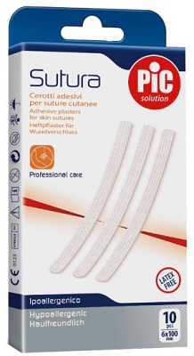 CEROTTO PER SUTURA PIC SOLUTION 6 X 100 MM 10 PEZZI - Speedyfarma.it