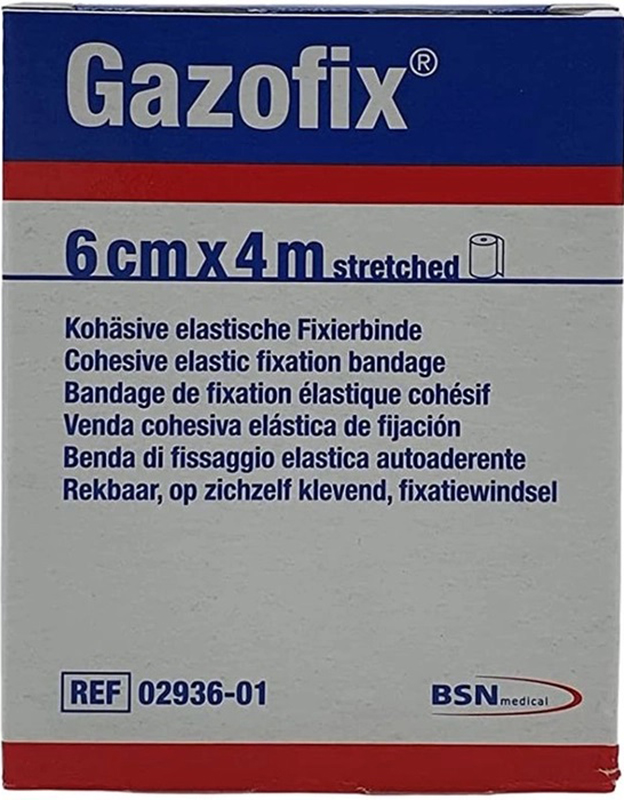 BENDA ELASTICA AUTOADESIVA GAZOFIX 6X400 CM - Speedyfarma.it
