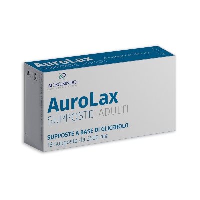 SUPPOSTE AUROLAX GLICEROLO 2500 MG 18 SUPPOSTE - Speedyfarma.it