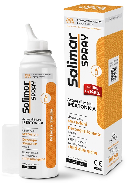 SANAVITA SALIMAR SOLUZIONE IPERTONICA 125 ML - Speedyfarma.it