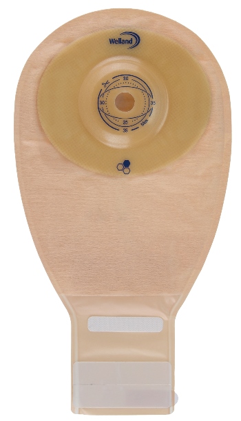 SACCA PER ILEOSTOMIA TRASPARENTE RITAGLIABILE WELLAND AURUM CONVEX ILEO MIDI DIAMETRO 13-48 MM INIZIO CONVESSITA' 48 MM 10 PEZZI - Speedyfarma.it