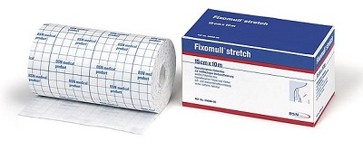 FASCIA AUTOADESIVA IPOALLERGENICA FIXOMULL STRETCH PER FISSAGGIO CATETERI M 10 X 10 CM - Speedyfarma.it