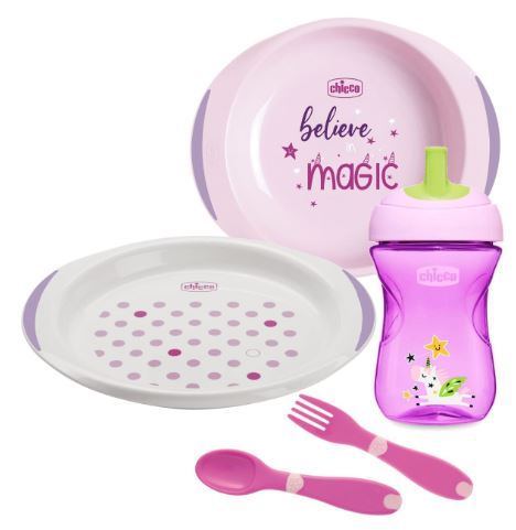 CHICCO SET PAPPA 12 MESI+ ROSA - Speedyfarma.it