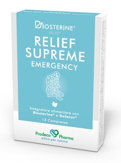 BIOSTERINE RELIEF SUPREME EMERGENCY 12 COMPRESSE - Speedyfarma.it