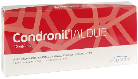 SIRINGA INTRA-ARTICOLARE CONDRONIL IALDUE PRERIEMPITA ACIDO IALURONICO SALE SODICO 40 MG 2 ML - Speedyfarma.it