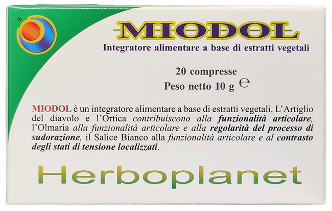 MIODOL 20 COMPRESSE BLISTER 10 G - Speedyfarma.it