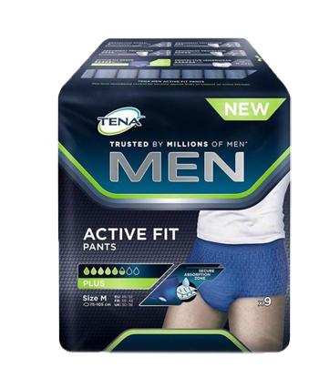 PULL UP UOMO TENA MEN PANTS ACTIVE FIT M 9 PEZZI - Speedyfarma.it
