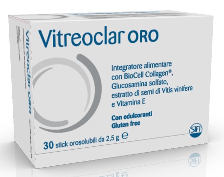 VITREOCLAR ORO 30 BUSTINE OROSOLUBILI DA 2,5 G - Speedyfarma.it