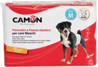 PANNOLINI A FASCIA CANI MASCHI MISURA 2 12 PEZZI - Speedyfarma.it