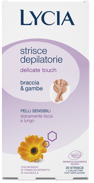 LYCIA 20 STRISCE BRACCIA/GAMBE PELLI DELICATE 12 PEZZI - Speedyfarma.it