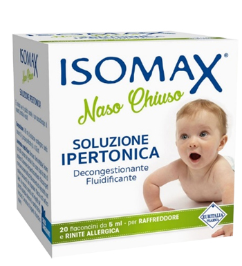 SOLUZIONE IPERTONICA ISOMAX NASO CHIUSO 20 FLACONCINI DA 5 ML - Speedyfarma.it