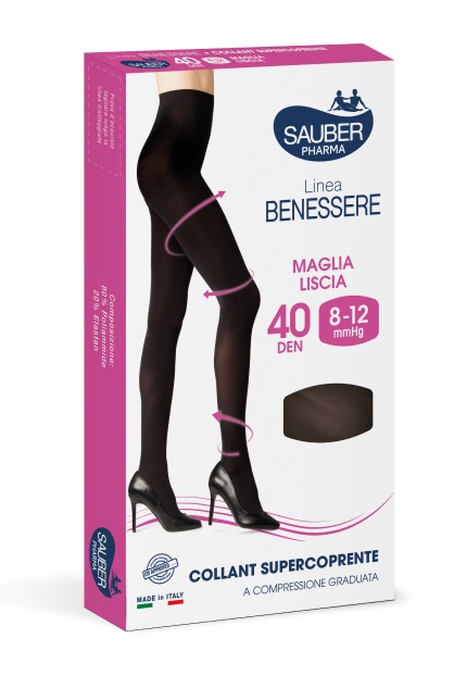 COLLANT SUPERCOPRENTE SAUBER 8-12MMHG NERO 5 - Speedyfarma.it