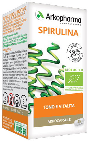 ARKO CAPSULE SPIRULINA BIO 45 CAPSULE - Speedyfarma.it
