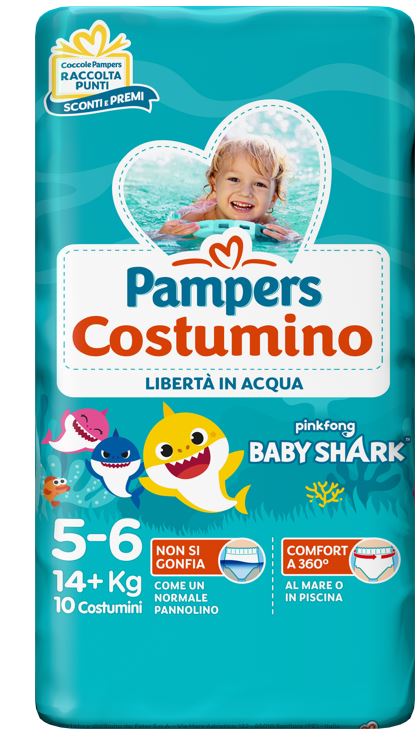 PAMPERS COSTUMINO CP 10 TG 5+ TG 5+ 10 PEZZI - Speedyfarma.it