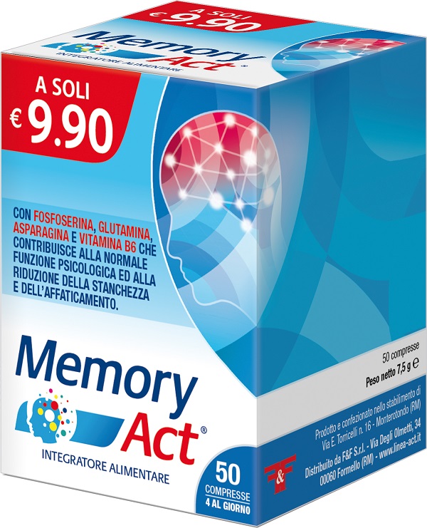MEMORY ACT 50 COMPRESSE - Speedyfarma.it