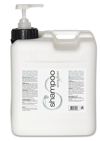 SHAMPOO WHITE COAT 5 LITRI - Speedyfarma.it