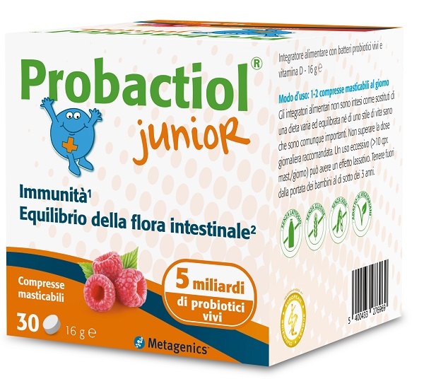 PROBACTIOL JUNIOR 30 COMPRESSE MASTICABILI NEW - Speedyfarma.it