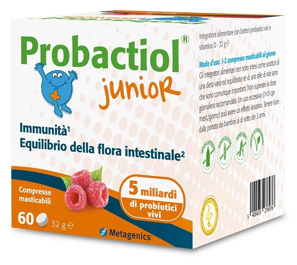 PROBACTIOL JUNIOR 60 COMPRESSE MASTICABILI NEW - Speedyfarma.it