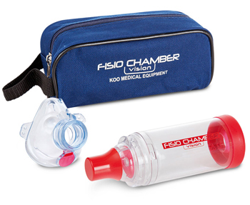 FISIOCHAMBER VISION PLUS INFANT CAMERA DI INALAZIONE ANTI STATICA CON MASCHERA PANDA - Speedyfarma.it