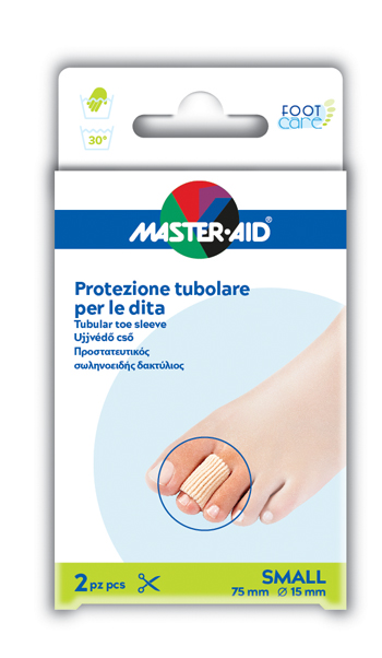 TUBO IN GEL MASTER-AID ELASTICIZZATO S 7,5 CM 2 PEZZI - Speedyfarma.it