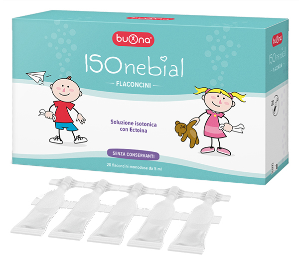 ISONEBIAL FLACONCINI SOLUZIONE ISOTONICA 0,9% CON AGGIUNTA DI ECTOINA 20X5 ML - Speedyfarma.it