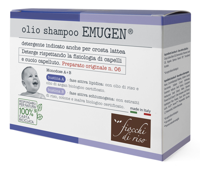 FIOCCHI DI RISO EMUGEN OLIO SHAMPOO ULTRADELICATO 45 ML - Speedyfarma.it