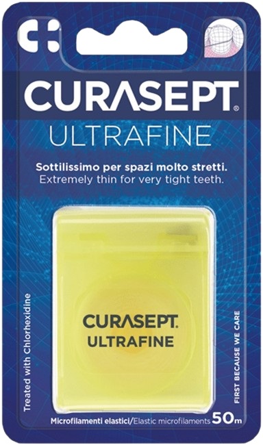 CURASEPT ULTRAFINE FILO INTERDENTALE NON CERATO CLOREXIDINA - Speedyfarma.it