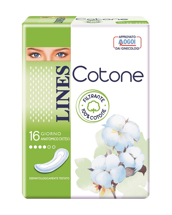 LINES COTONE NON ULTRA ANATOMICI DISTESI 16 PEZZI - Speedyfarma.it