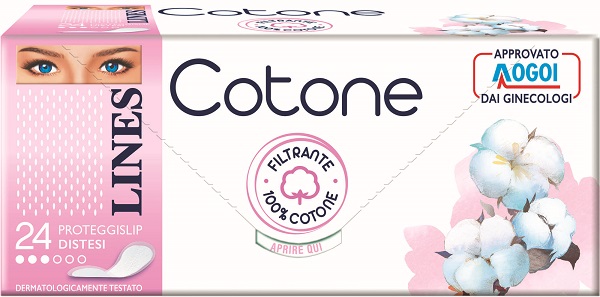 LINES COTONE PROTEGGISLIP DISTESI 24 PEZZI - Speedyfarma.it