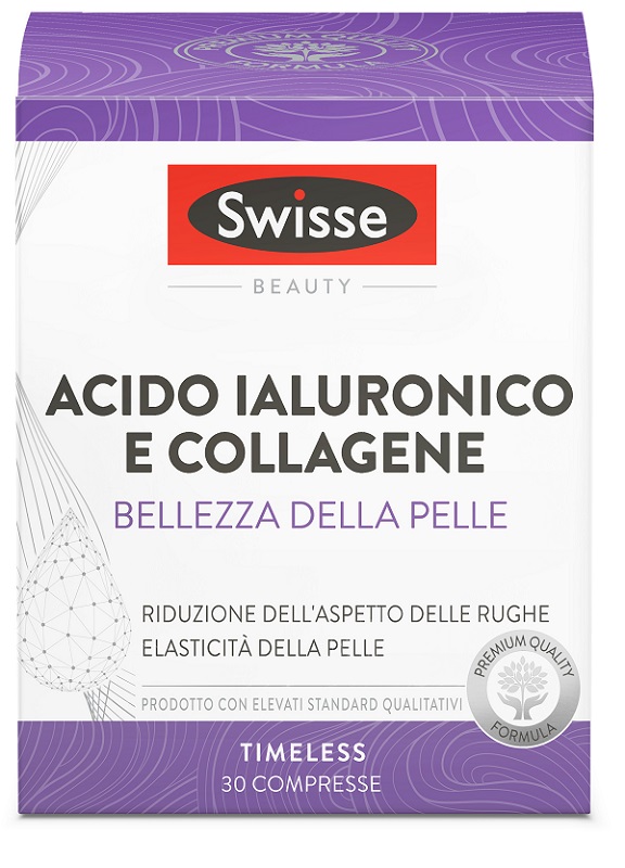 SWISSE ACIDO IALURONICO COLLAGENE BELLEZZA DELLA PELLE 30 COMPRESSE - Speedyfarma.it