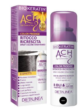 BIOKERATIN ACH8 PRODIGE RITOCCO RICRESCITA NERO 75 ML DIETALINEA - Speedyfarma.it