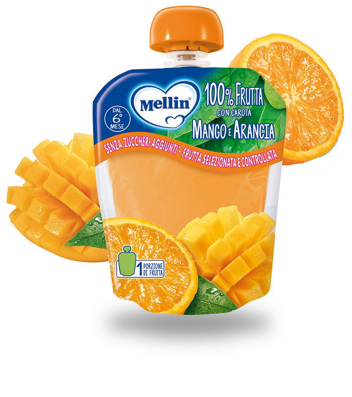 MELLIN POUCH ARANCIA MANGO 90 G - Speedyfarma.it