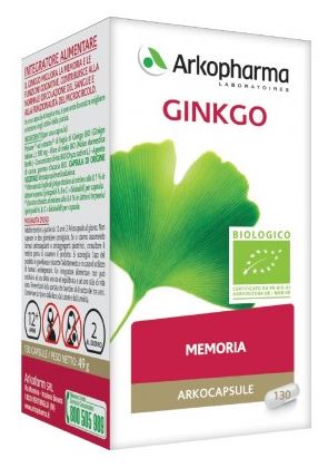 ARKO CAPSULE GINKGO BIO 130 CAPSULE - Speedyfarma.it