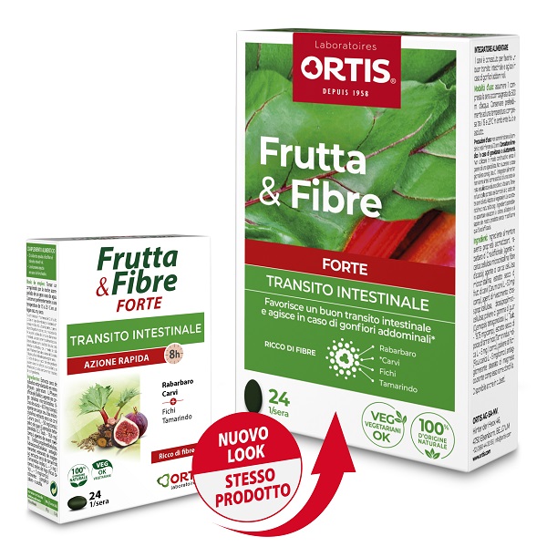 FRUTTA & FIBRE FORTE 24 COMPRESSE - Speedyfarma.it