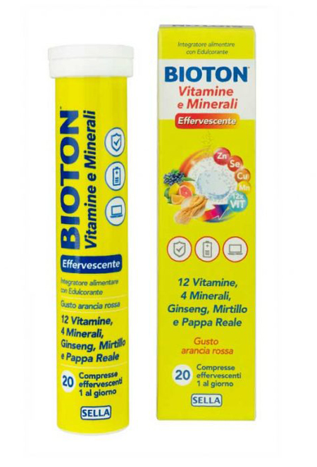 BIOTON VITAMINE E MINEALI 20 COMPRESSE EFFERVESCENTI - Speedyfarma.it