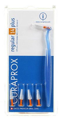 CURAPROX CPS REGULAR CPS 14 CON 5 SCOVOLINI + SUPPORTO - Speedyfarma.it