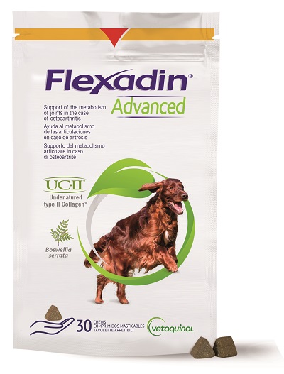 FLEXADIN ADVANCED CANE TUTTE LE TAGLIE 30 TAVOLETTE APPETIBILI - Speedyfarma.it